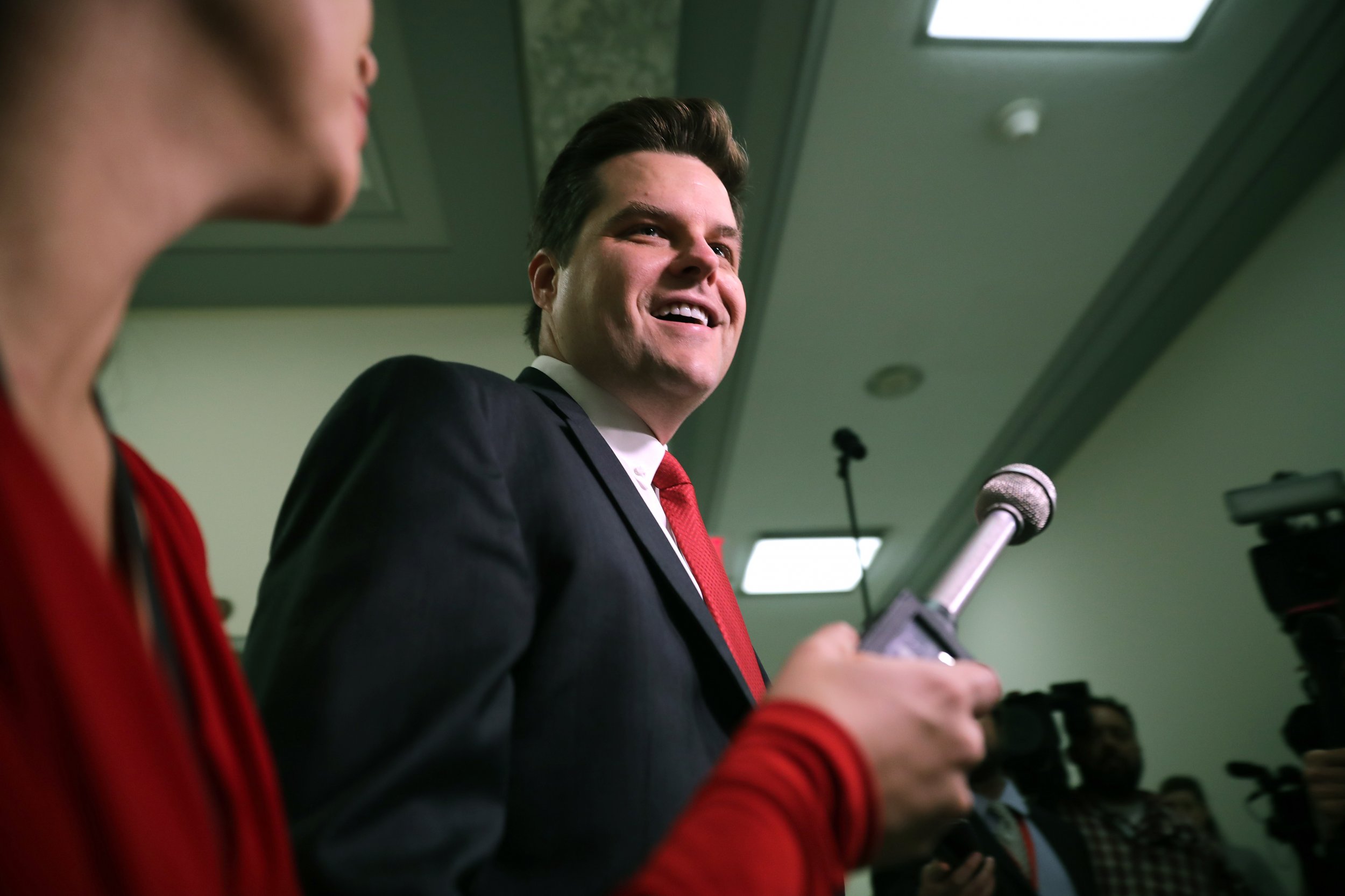 Woman Arrested For Throwing Drink At Conservative Rep Matt Gaetz