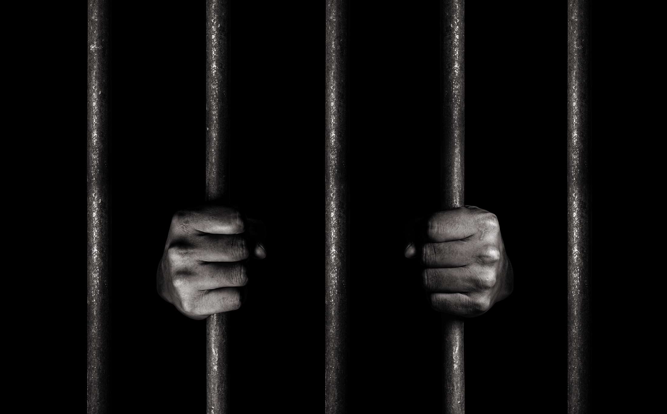 Locked steel prisoner