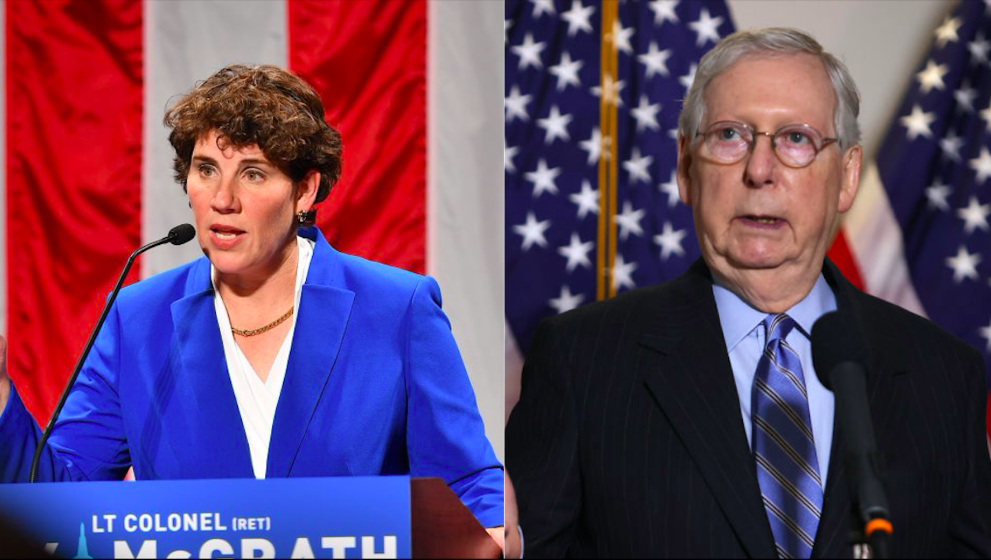 What The Polls Say About Amy McGrath Vs Mitch McConnell