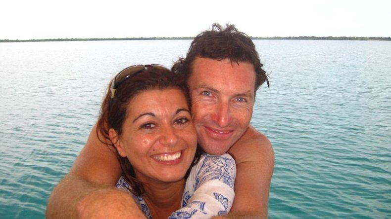 Simon Wood und Francesca Scalfari