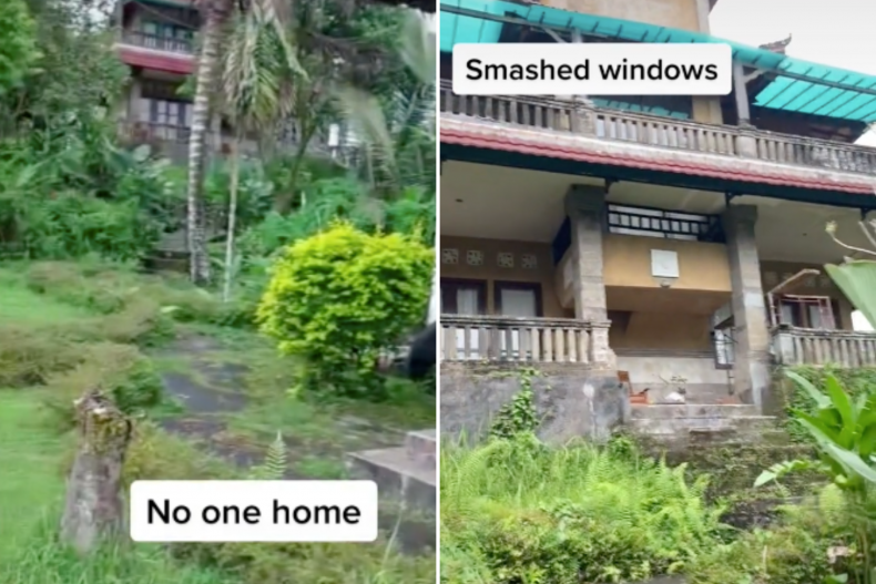 Airbnb abandonado en Bali