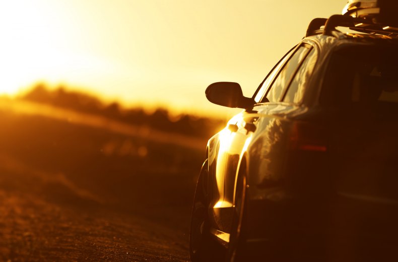 Stock photo de coche en sol