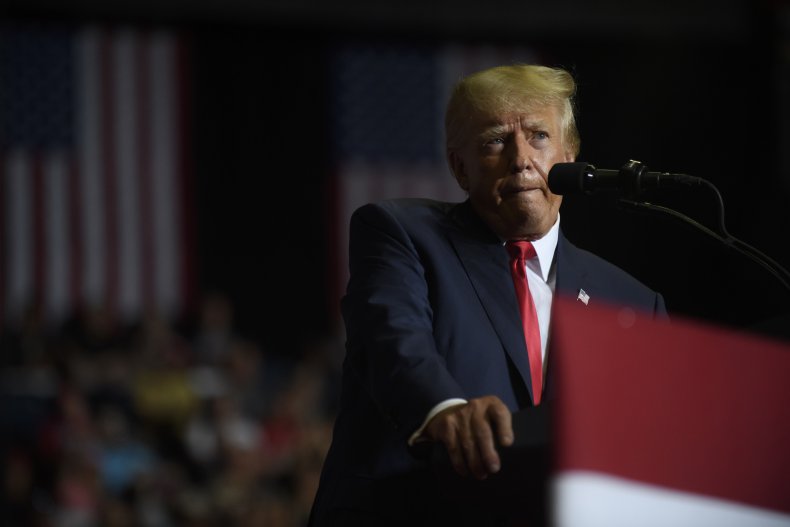 Donald Trump habla en Ohio