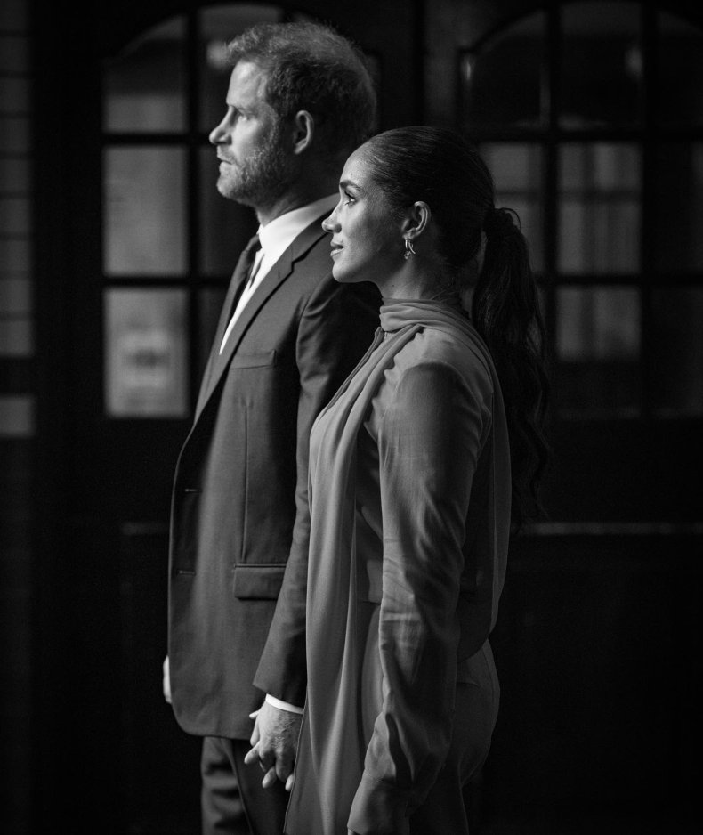 Harry y Meghan de Misan Harriman