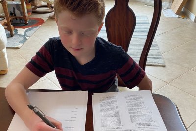 William Daniel, 13 anni, sta pubblicando un libro William Daniel, 13 anni, sta pubblicando un libro
