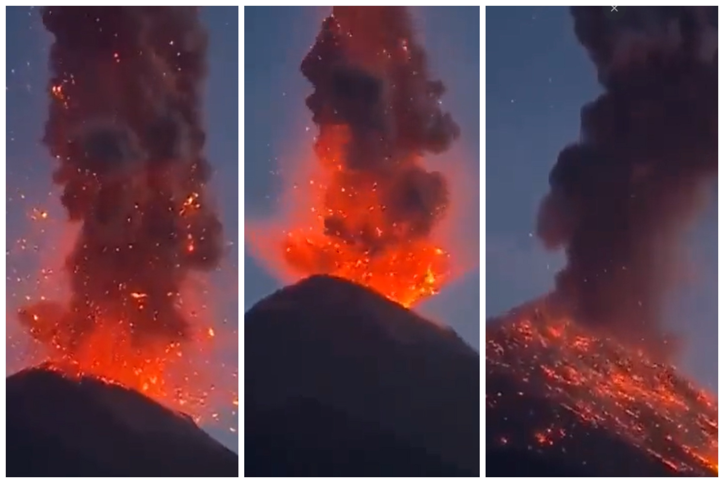 Mount Etna Eruption Videos Show Lava Thrown Into Night Sky Newsweek