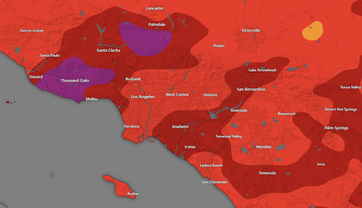 California Fires Live Tracker Map Of Los Angeles Blazes Newsweek