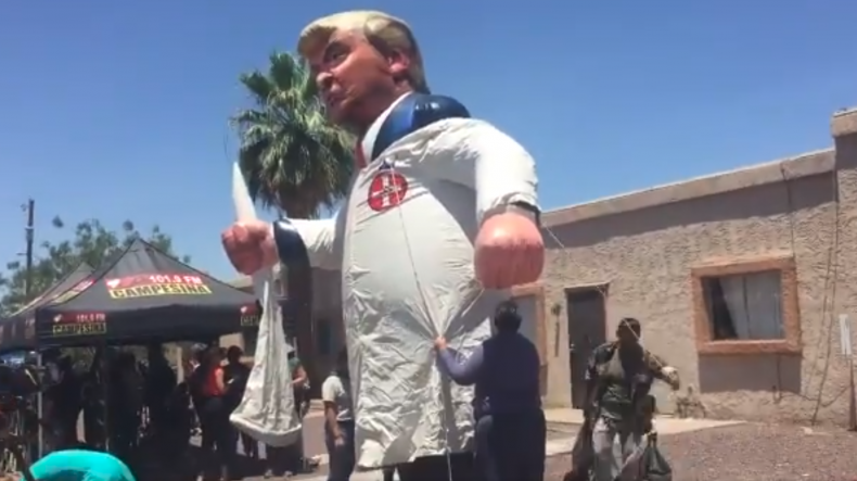 Trump KKK balloon