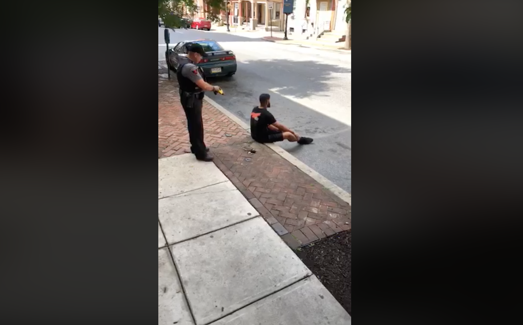 Video of Black Man Sitting on Curb Tased by Police Prompts Investigation