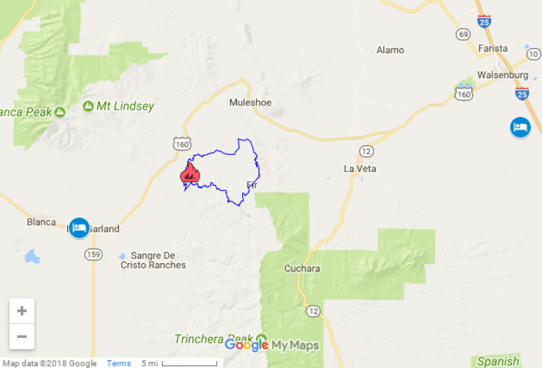 spring fire map june 29