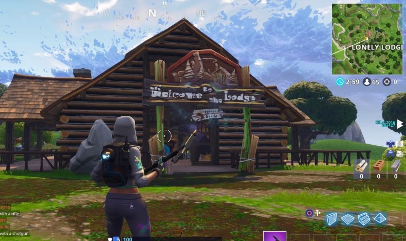Fortnite Lonely Lodge Portal
