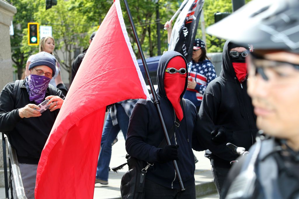 Antifa Clash With Far Right In Portland During March For Patriot Prayers Joey Gibson Newsweek 2795