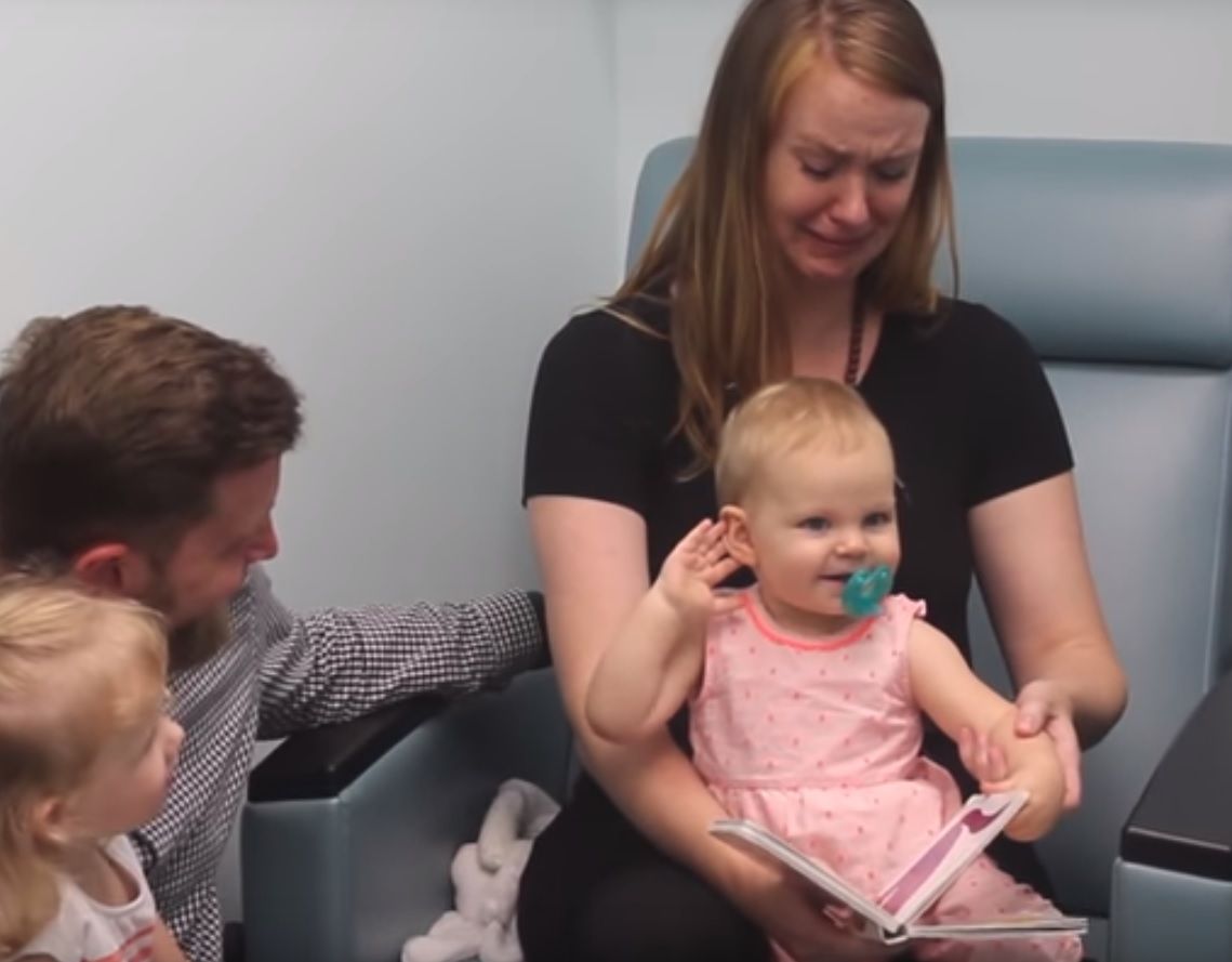 Video: Mom Cries as Baby Hears for First Time After Cochlear Implant