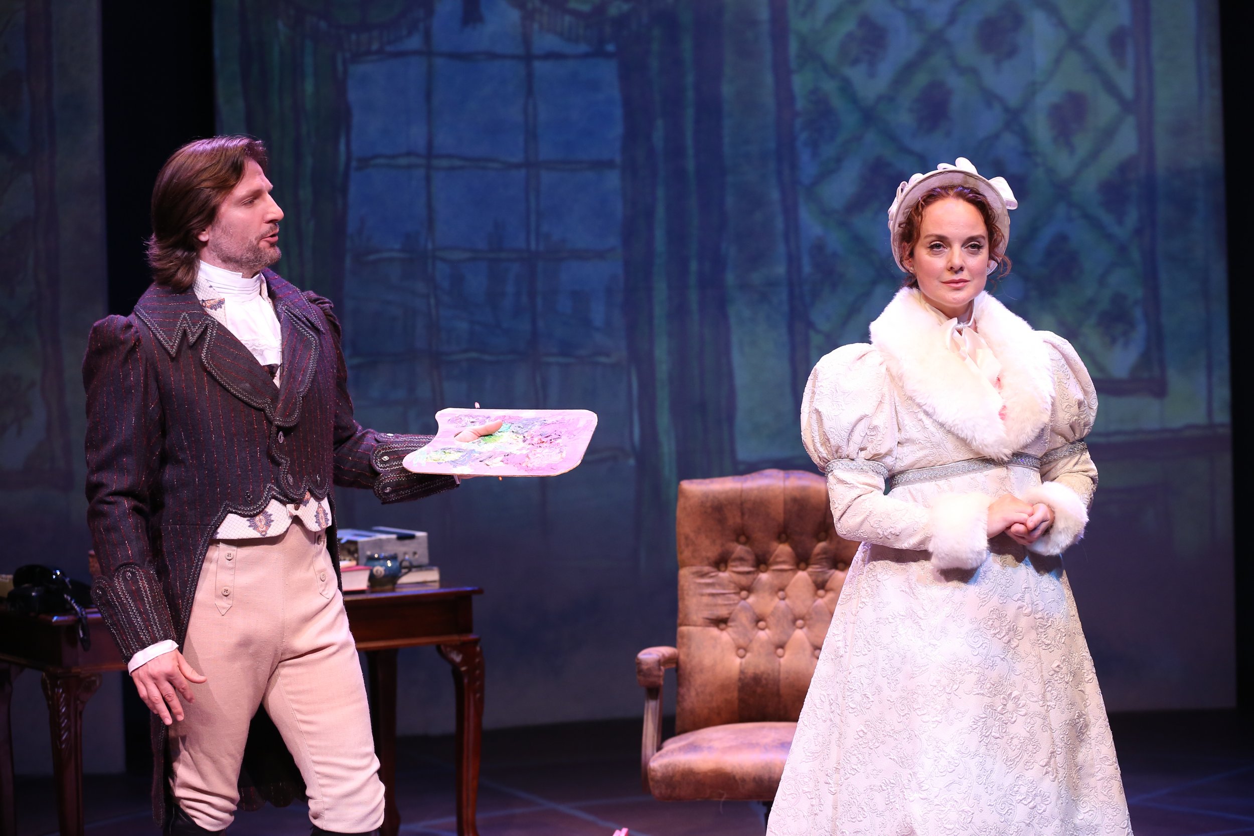 John Cudia and Melissa Errico in Irish Rep's ON A CLEAR DAY YOU CAN SEE FOREVER - Photo by Carol Rosegg (1)