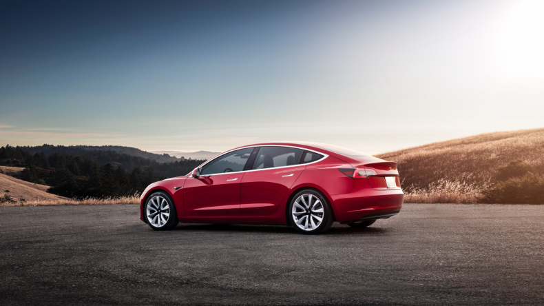 Model 3 - Red Rear Sunset