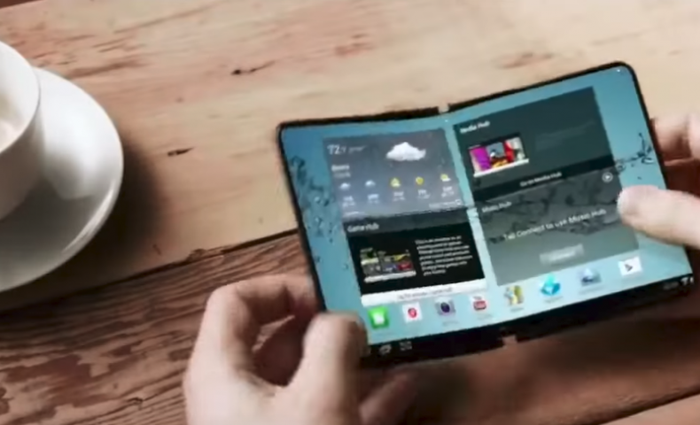 Foldable phone concept