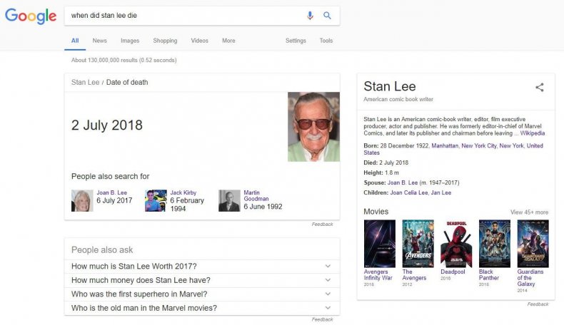 stan lee died
