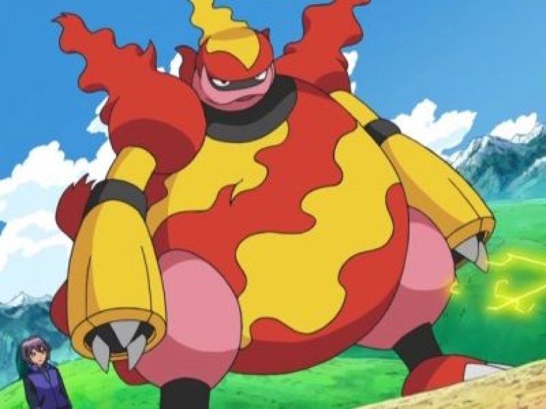 magmortar pokemon anime