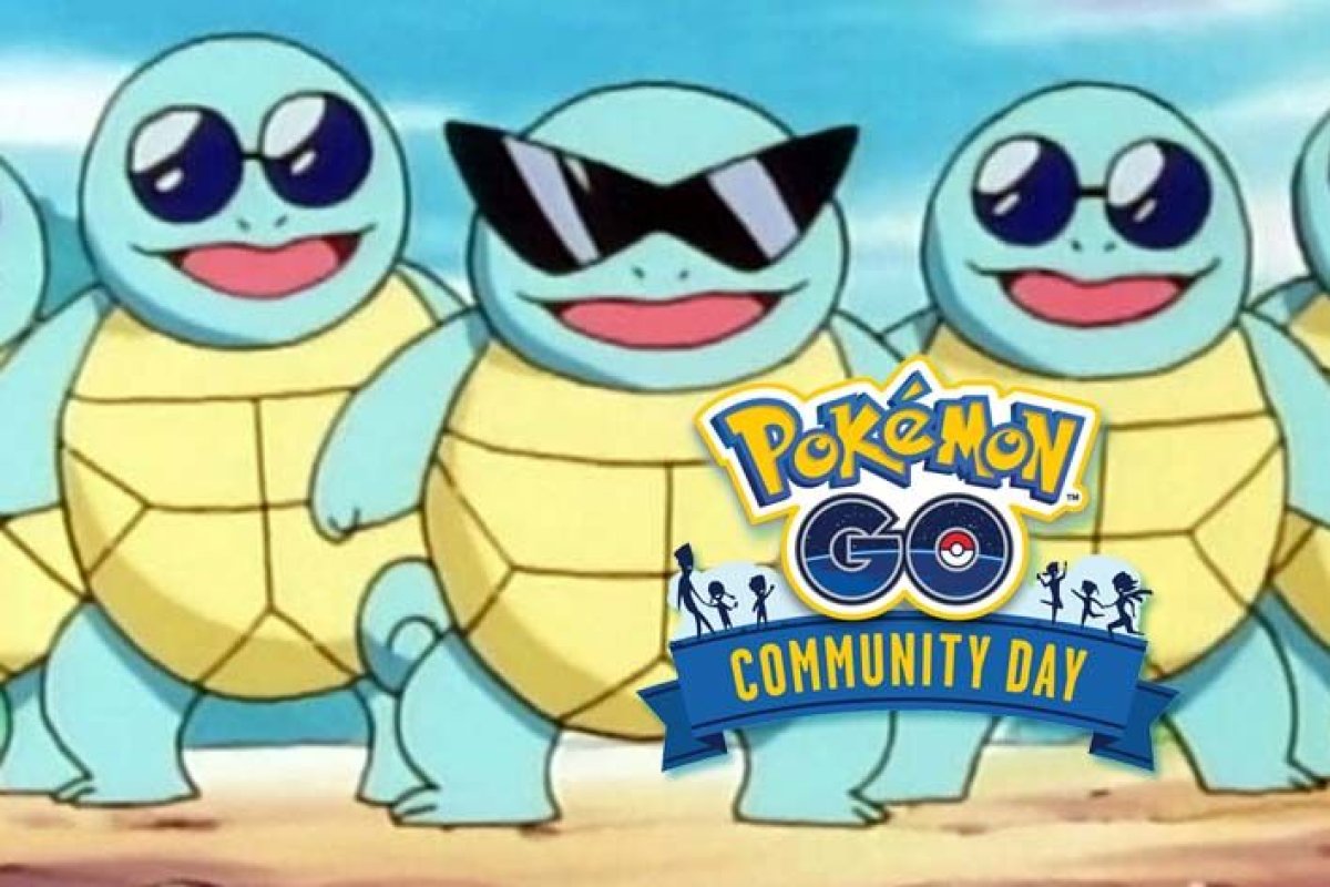'Pokémon Go' Community Day Shiny Squirtle, Sunglasses and Start Time