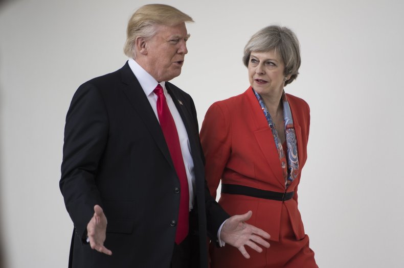 Donald Trump Theresa May