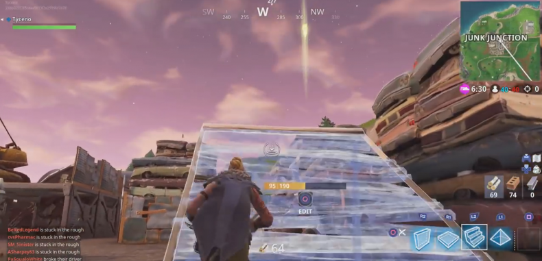 Fortnite Junk Junction Lightning Bolt