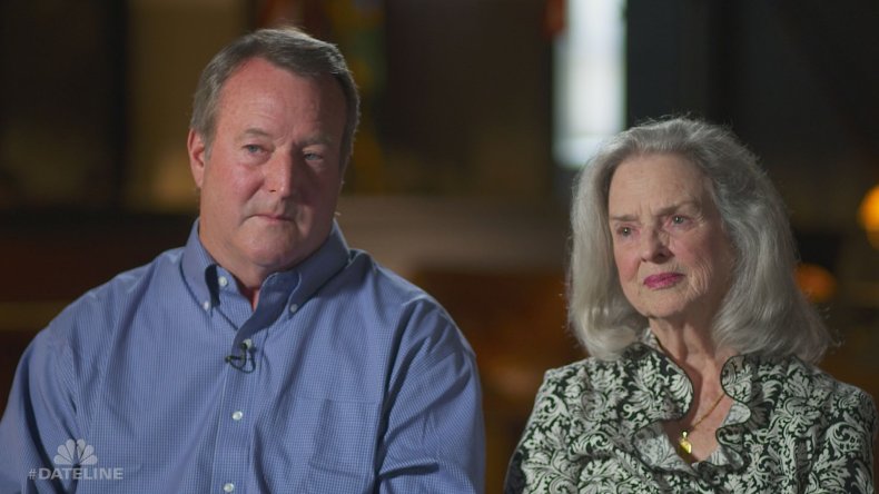 Shirley Oliver and Jeff Humphrey - Don Harris's widow & son