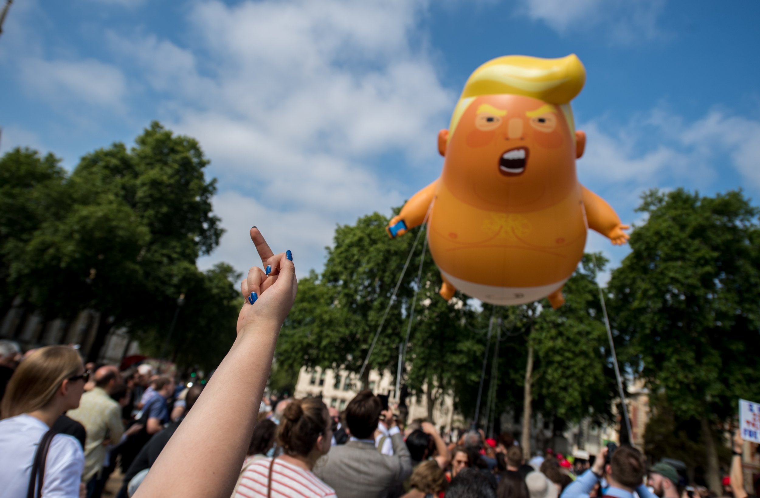 Trump Avoids London: Baby Balloon Makes Me Feel Unwelcome - Newsweek