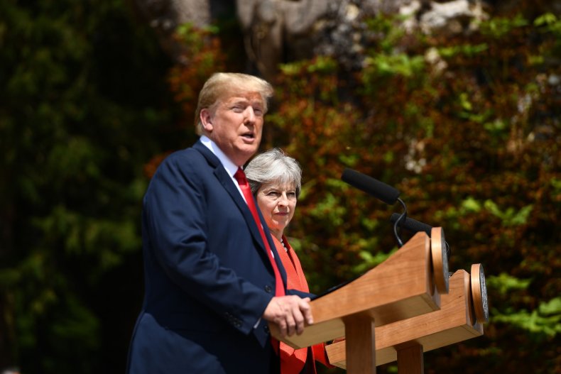 Trump May Chequers
