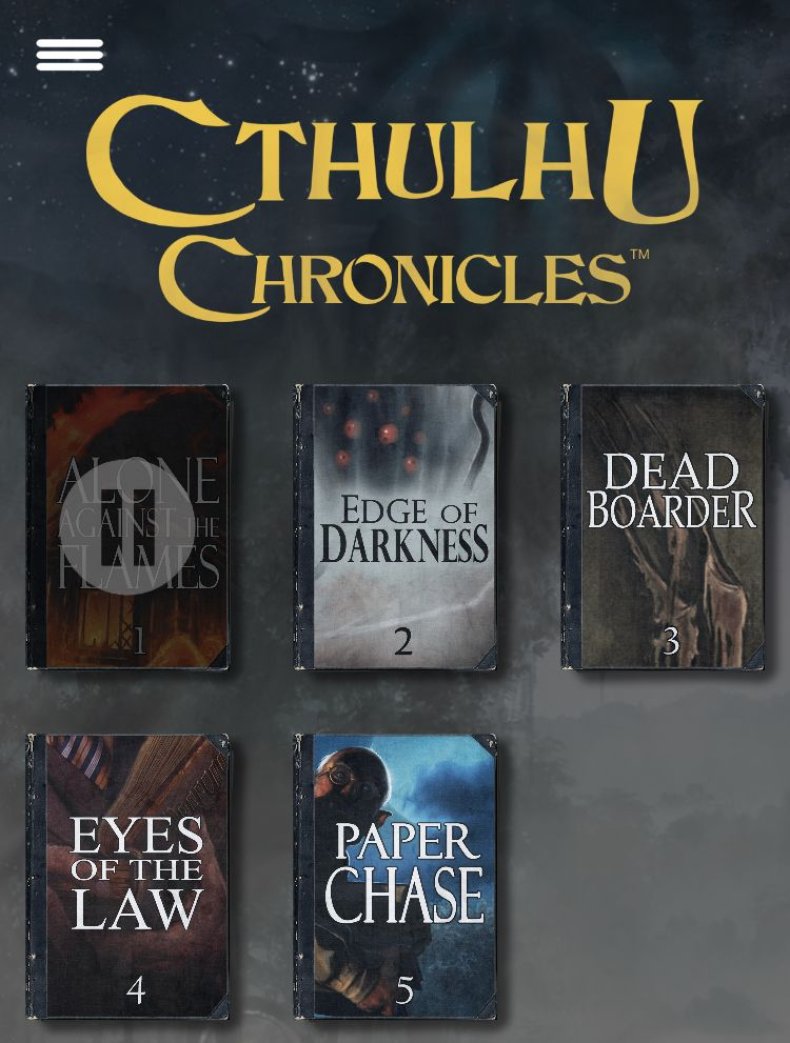 Cthulhu chronicles mobile rpg horror game best free games narrative fiction new choose your own adventure story