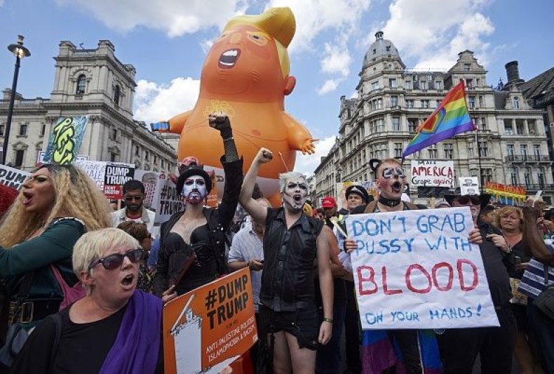 Baby Donald in London
