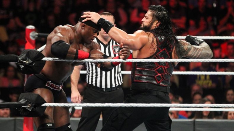roman reigns vs bobby lashley extreme rules 2018
