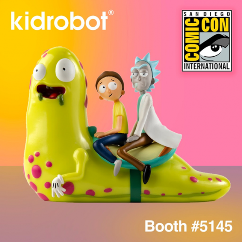 Kidrobot Rick And Morty Slippery Stair Art Figure