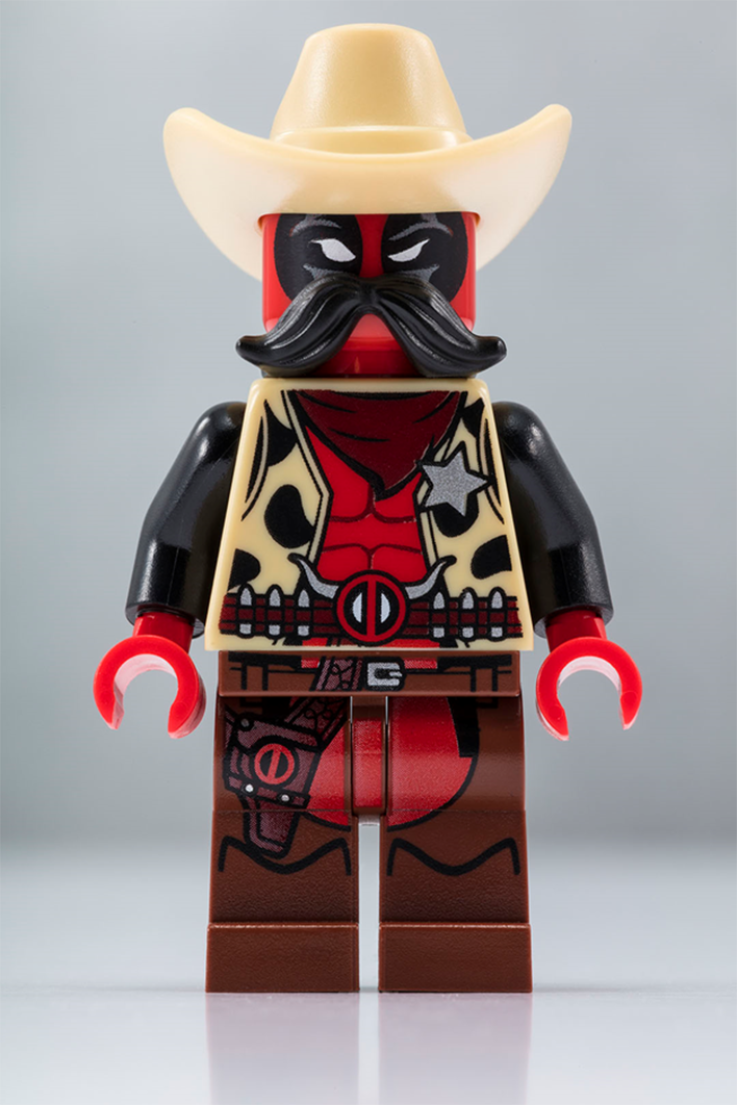 Lego Sheriff Deadpool Minifig 02 Lego Sheriff Deadpool Minifig 02