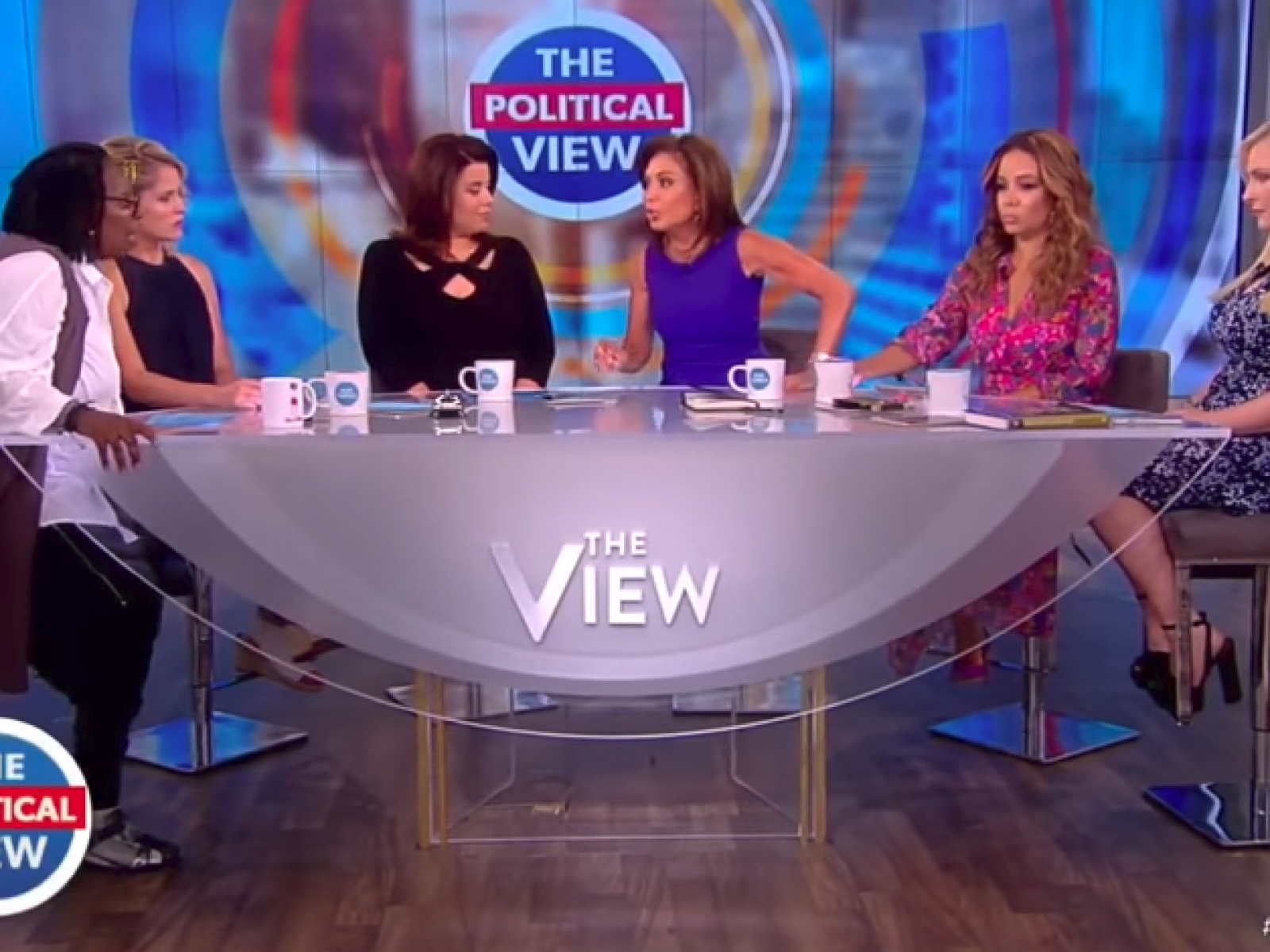 Video: The View Host Whoopi Goldberg Loses Cool with Judge Jeanine Pirro 'Say Goodbye' - Newsweek