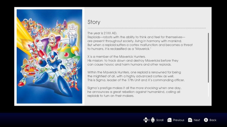 Mega Man X Legacy Collection museum