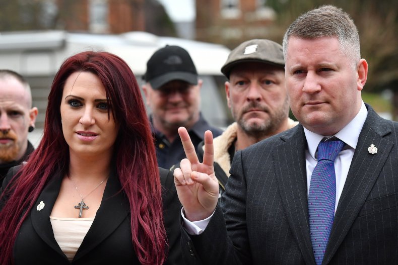 Jayda Fransen Paul Golding Jayda Fransen Paul Golding