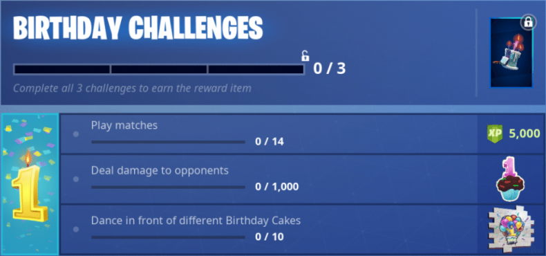 Fortnite Birthday Challenges Not Showing Here S When They Release Fortnite Not Showing Challenges Fortnite Not Showing Challenges Fortnite Birthday Challenges Not Showing Here S When They Release