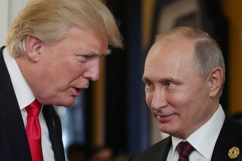 US President Donald Trump and Putin