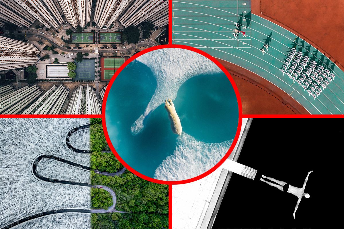 strange photos captured by drones