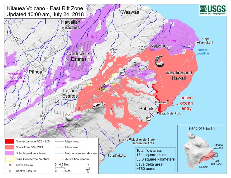 active ocean entry map