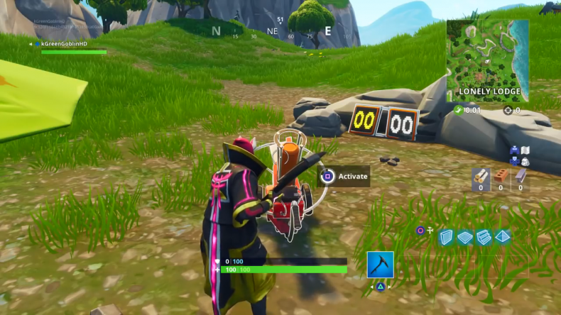 Fortnite Clay Pigeon location Lonely Lodge