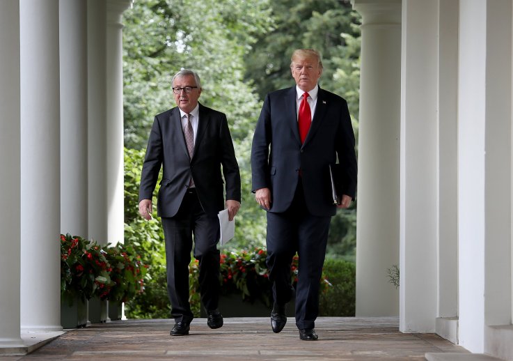 EU chief Trump flash cards EU chief Trump flash cards