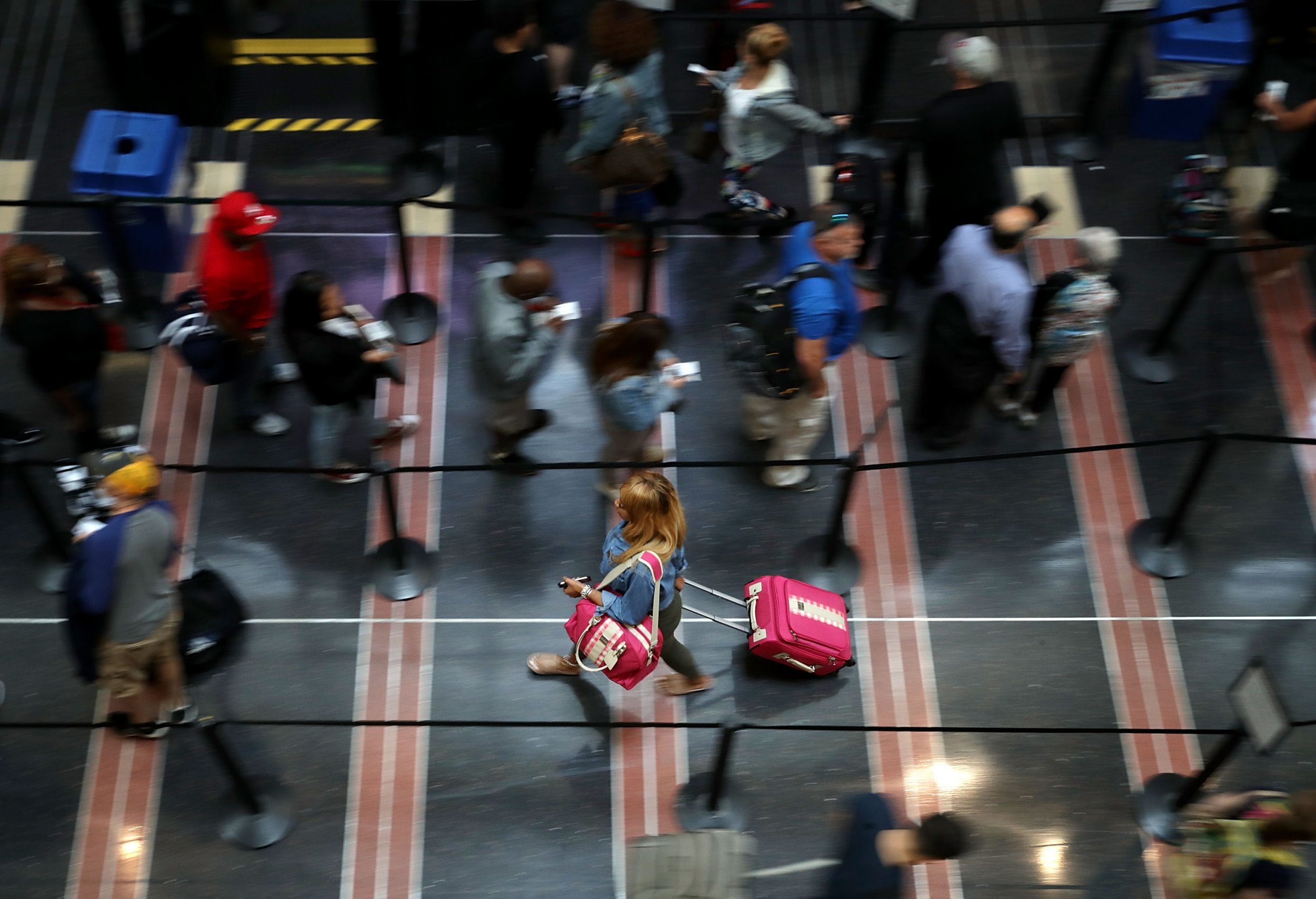 Transportation Security Administration lines