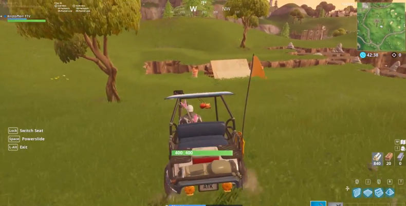 Fortnite Lazy Links Umbrella hoop location