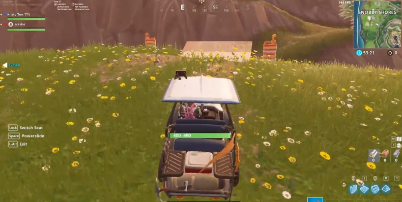 Fortnite Snobby Shores Mountain Base Hoop location