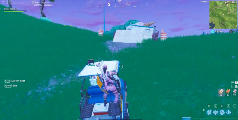 Fortnite sw lazy links hoop location