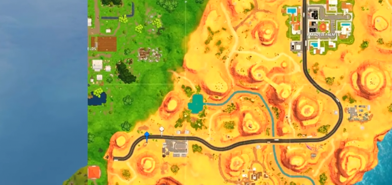 Fortnite week 4 secret star map