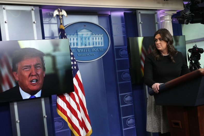 Press secretary Sarah Sanders is accused of violating the Hatch Act