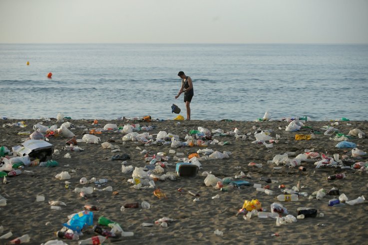 Plastic on Beach Plastic on Beach