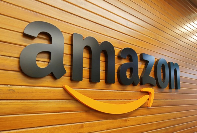The logo of Amazon